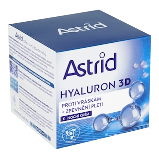Astrid Hyaluron 3D noční krém proti vráskám