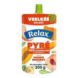 Relax 100% Pyré Mango a broskev
