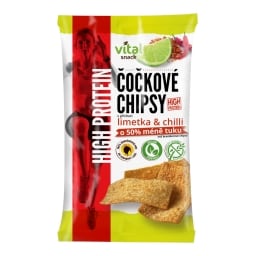 Čočkové chipsy high protein limetka & chilli