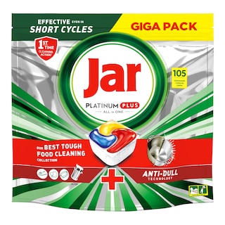 Jar Platinum Plus Kapsle do myčky, lemon