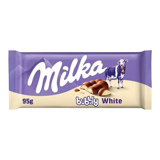 Milka Bubbly čokoláda bílá a mléčná