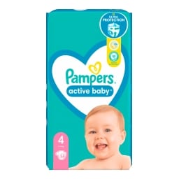 Pampers Active Baby pleny velikost 4