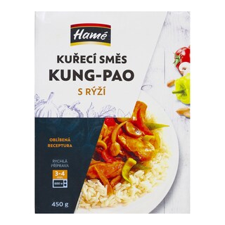 Hamé Kuřecí směs Kung-pao s rýží
