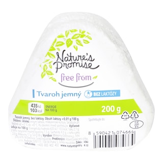 Nature's Promise Tvaroh jemný bez laktózy