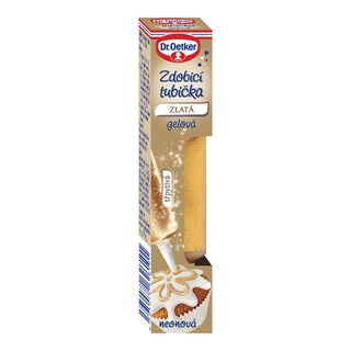 Dr. Oetker Zlatá zdobicí gelová trubička