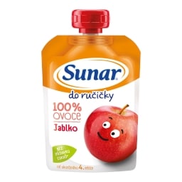 Sunar Do ručičky ovocná kapsička jablko 4m+