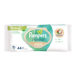 Pampers Harmonie čisticí ubrousky s kokos. olejem