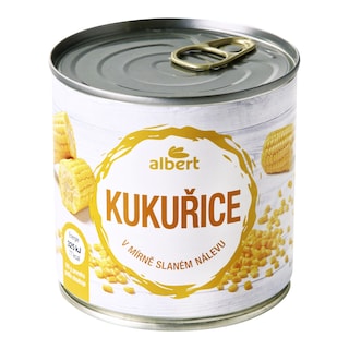 Albert Kukuřice v mírně slaném nálevu