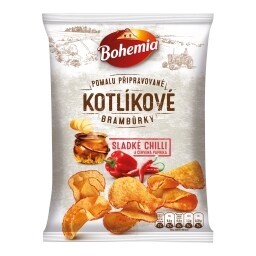 Bohemia Chips kotlíkové s chilli a paprikou