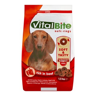 VitalBite Poloměkké kroužky pro dospělé psy