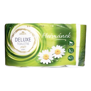 Albert Toaletní papír Deluxe heřmánek