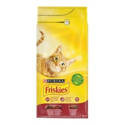 Friskies s hovězím, kuřecím a zeleninou