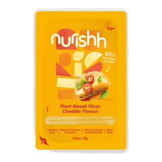 Nurishh Plátky Cheddar Style