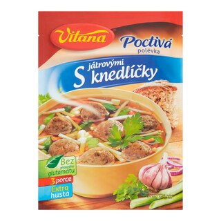 Vitana Poctivá polévka s játrovými knedlíčky