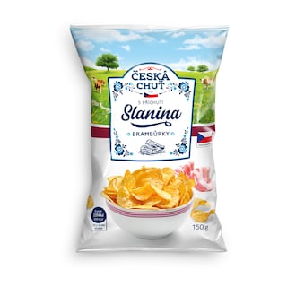 Česká chuť Brambůrky s příchutí slaniny