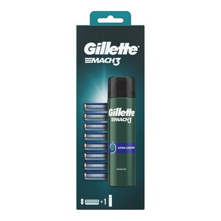 Gillette Mach3 hlavice a gel na holení