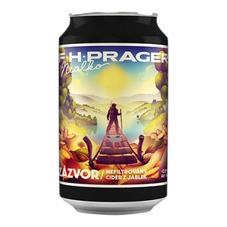 F.H.Prager Nefiltrovaný Nealko Cider zázvor