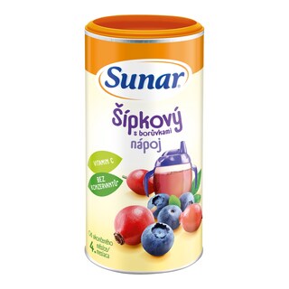 Sunar rozpustný nápoj šípkový s borůvkami