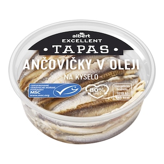 Albert Excellent Tapas Ančovičky v oleji