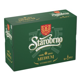 Starobrno Medium světlý ležák multipack