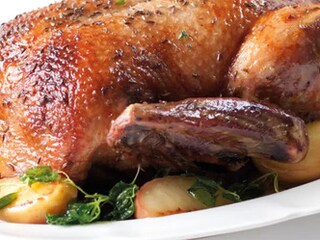 Medová kachna s jablky