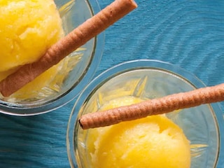 Ananasovo-mangový sorbet