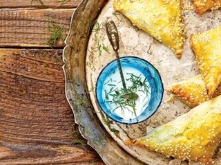 Špenátové šátečky