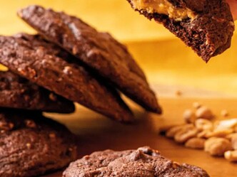 Cookies s čokoládou a burákovým máslem