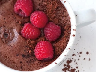 Valentýnské malinové pohárky plné lásky