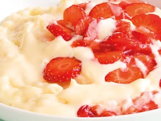 Nepečený rýžový nákyp