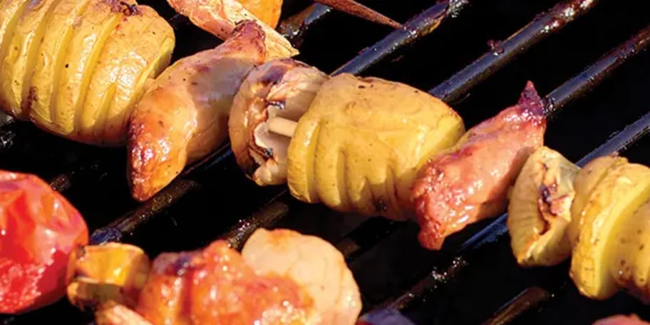 Špejle s brambůrky