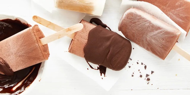 Čokoládové nanuky s jogurtem