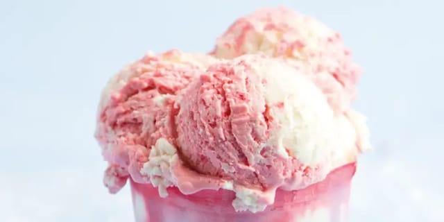 Malinovo-jogurtová zmrzlina