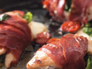 Plněná kuřecí prsa se sýrem