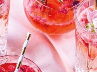 Malinový gin fizz