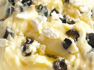 Kaše s olivami a sýrem feta