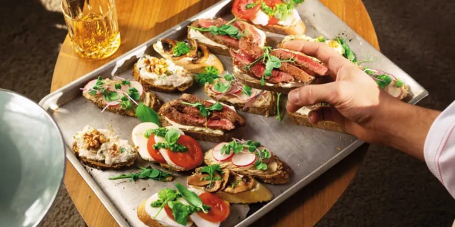 Chlebíčky se steakem Queensland