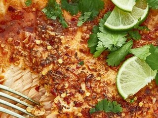 Losos s limetkou a chilli