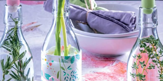 Staré lahve na nové a plné jarní energie