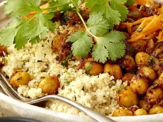 Cizrna s kuskusem na marocký způsob