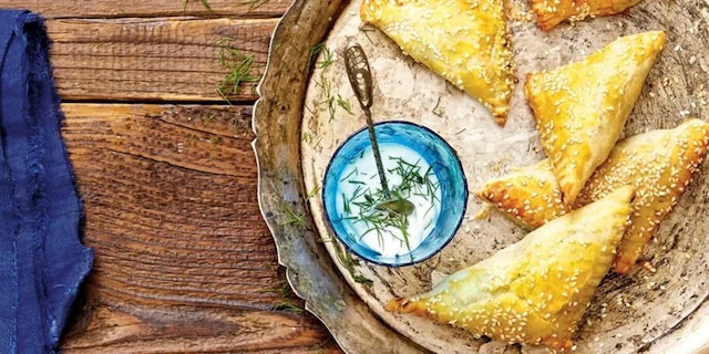 Špenátové šátečky