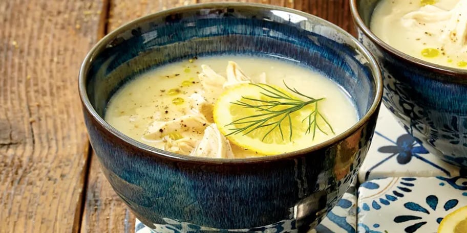 Řecká polévka avgolemono