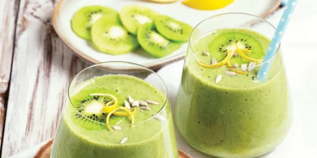 Bio smoothie s kiwi a citronem
