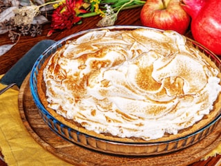 Jablečný meringue páj