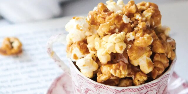 Karamelový popcorn