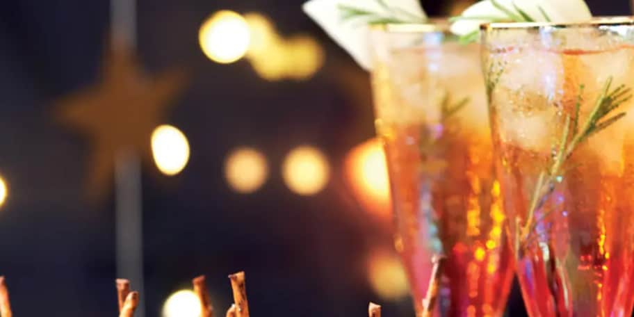 Hruškový aperol cider spritz