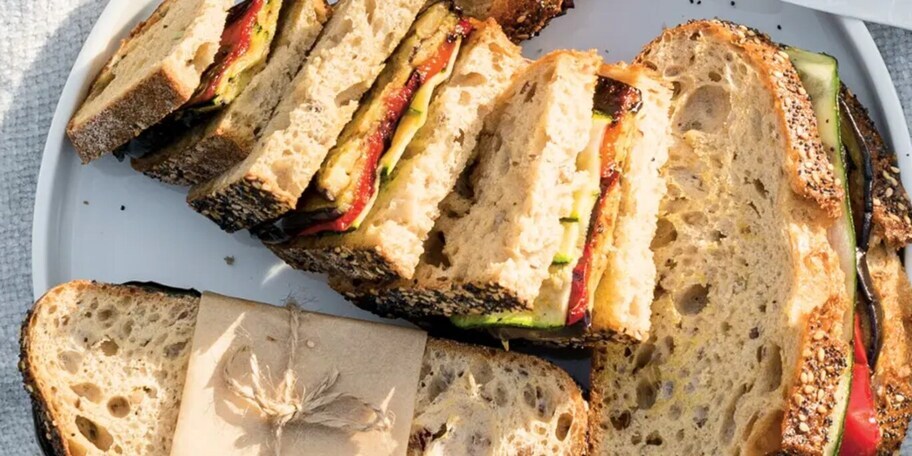 Sendviče s pečenou zeleninou