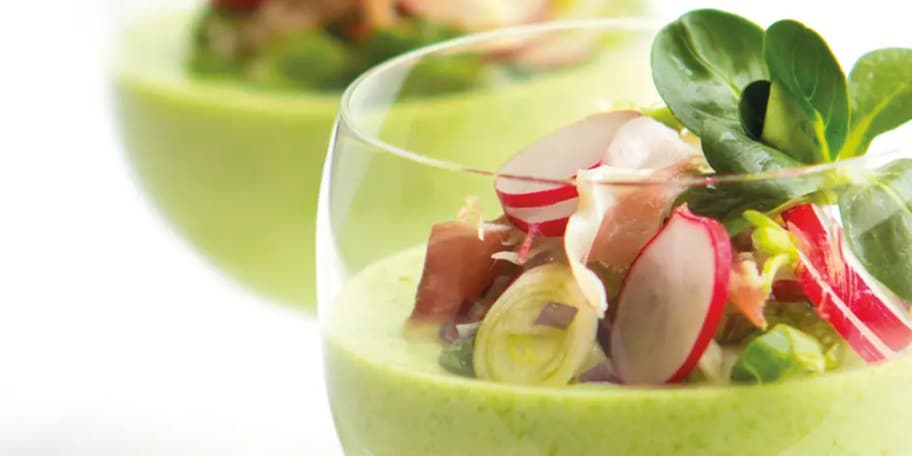 Salát s chřestovou pěnou