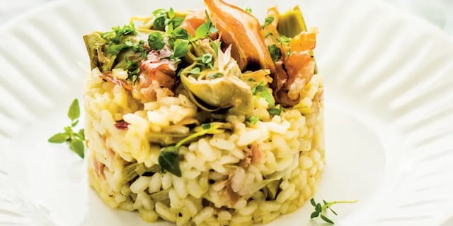 Risotto s artyčoky