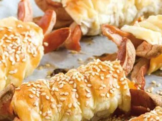 Párky v listovém těstě